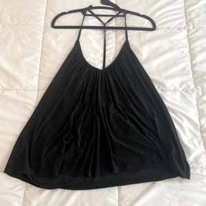 Forever 21 black open back top size M